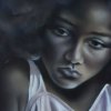 Black urban girl detail